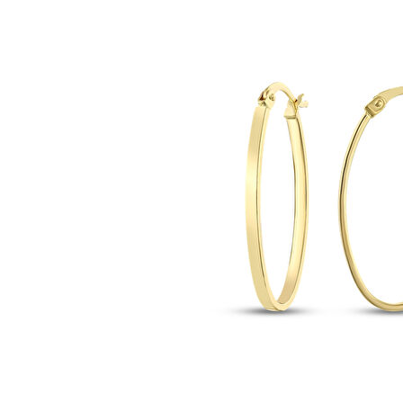 Altın Halka Küpe - 14K