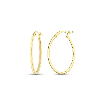 Altın Halka Küpe - 14K