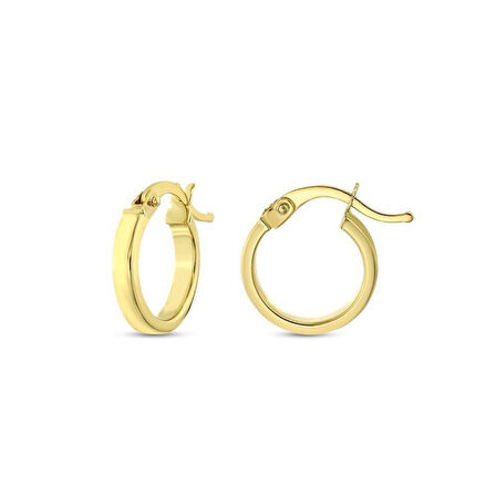 Altın Halka Küpe - 14K