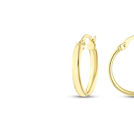 Altın Halka Küpe - 14K