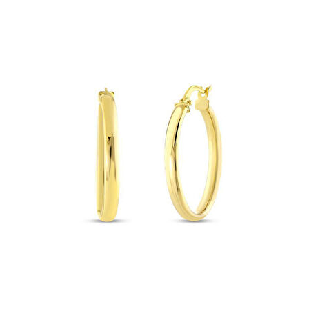 Altın Halka Küpe - 14K