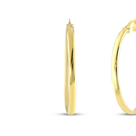 Altın Halka Küpe - 14K