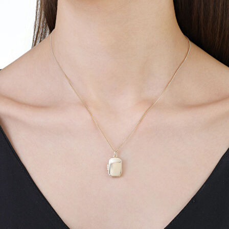 Altın Kapaklı Kolye Ucu - 14K