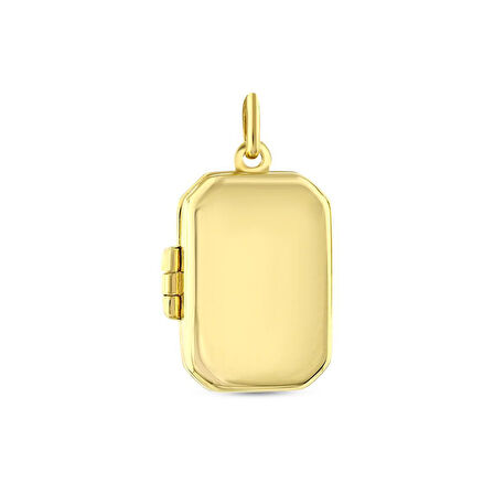 Altın Kapaklı Kolye Ucu - 14K