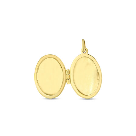 Altın Kapaklı Kolye Ucu - 14K