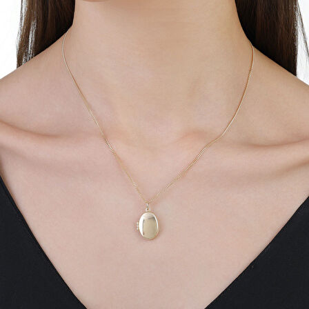 Altın Kapaklı Kolye Ucu - 14K