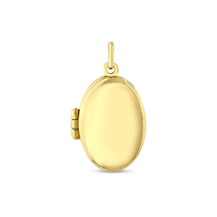 Altın Kapaklı Kolye Ucu - 14K