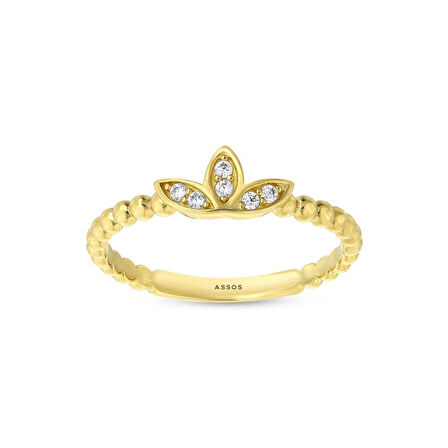 Tasarım Altın Yüzük - 14K - 1.45gr