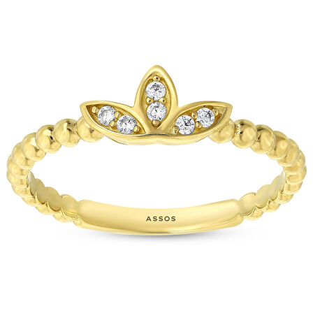 Tasarım Altın Yüzük - 14K - 1.45gr