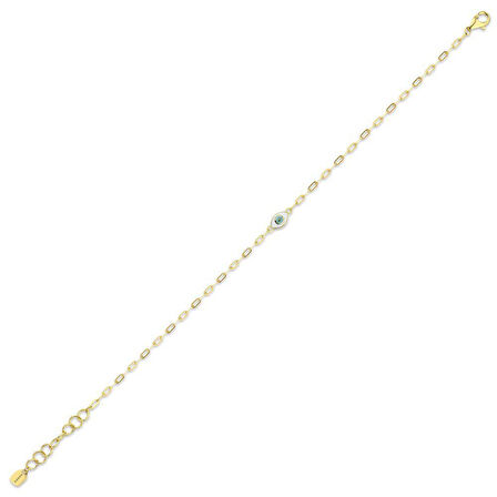 Altın Gözlü Kolye - 14K