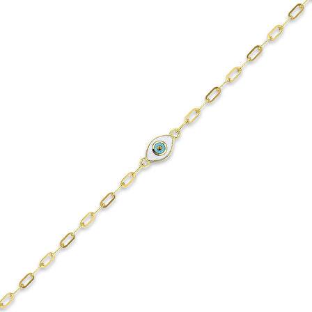 Altın Gözlü Kolye - 14K