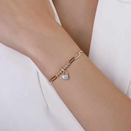 Altın Figürlü Bileklik - 14K