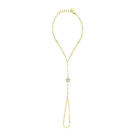 Altın Yıldız Figürlü Şahmeran Bileklik - 14K