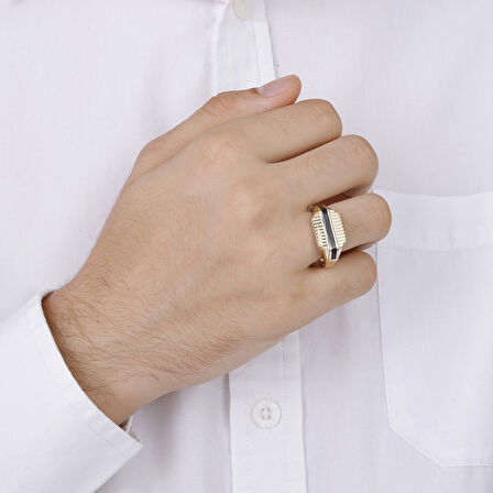 Altın Erkek Yüzük - 14K