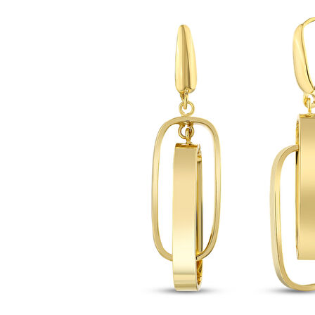 Altın Tasarım Küpe - 14K