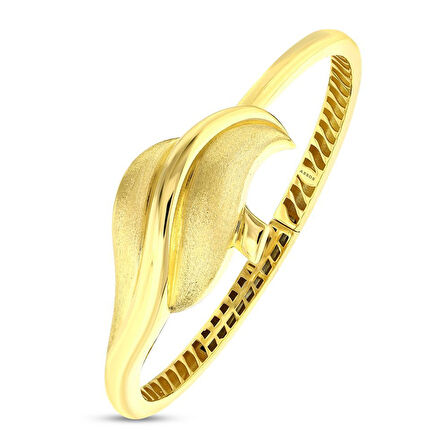 Altın Tasarım Kelepçe - 14K