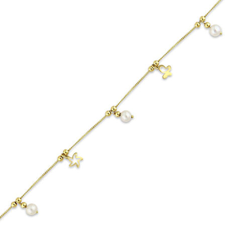 Altın Tasarım Halhal - 14K