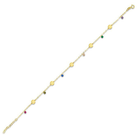 Altın Tasarım Halhal - 14K