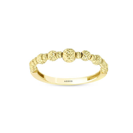 Altın Tasarım Yüzük - 14K