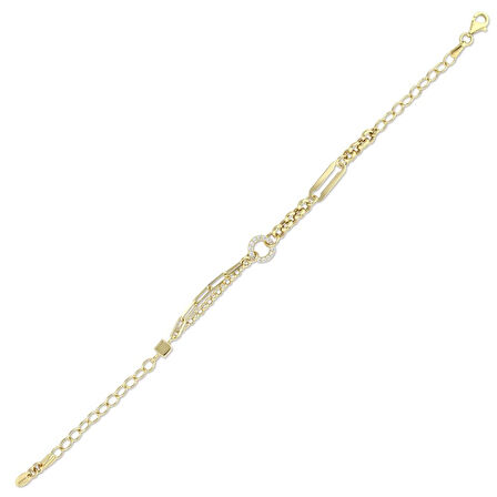 Altın Tasarım Bileklik - 14K