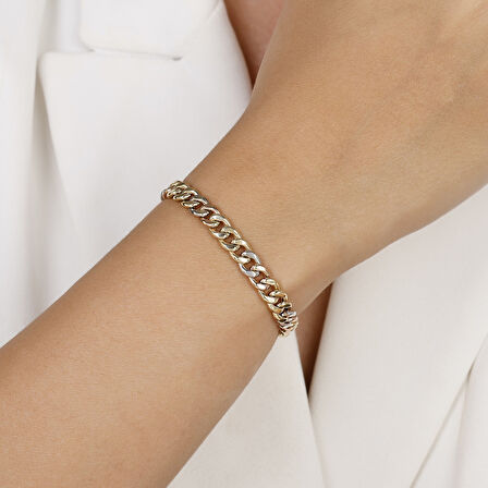 Altın Zincir Bileklik - 14K