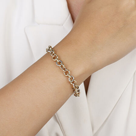 Altın Zincir Bileklik - 14K