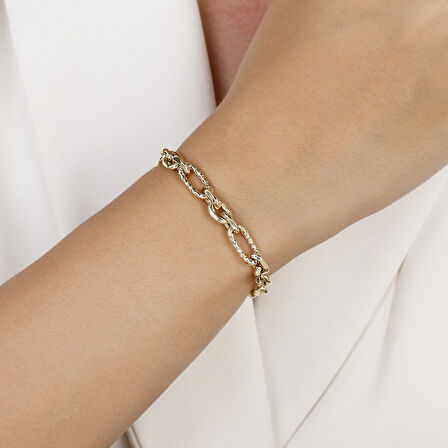 Altın Zincir Bileklik - 14K