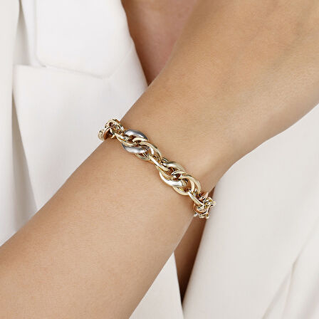 Altın Zincir Bileklik - 14K