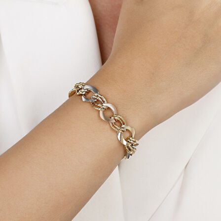 Altın Zincir Bileklik - 14K