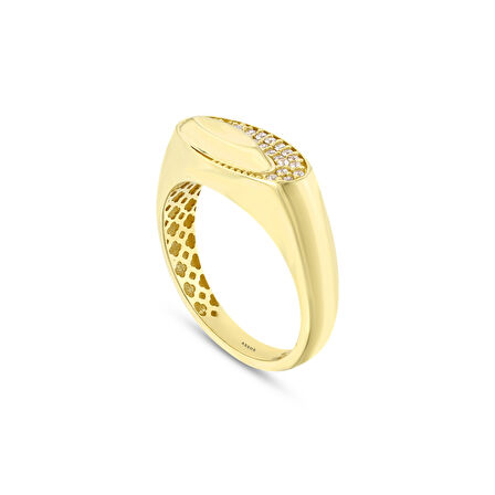 Altın Tasarım Yüzük - 14K