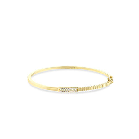 Altın Tasarım Kelepçe - 14K