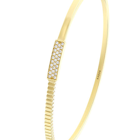 Altın Tasarım Kelepçe - 14K