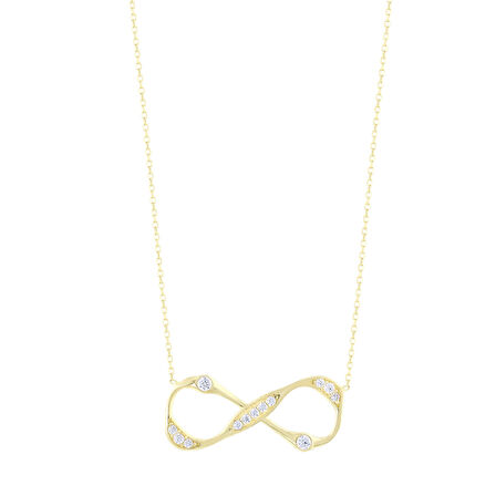 Altın Sonsuzluk Kolye - 14K