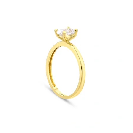 Altın Oval Yüzük - 14K