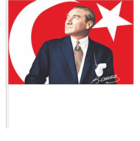 zcbayrak sopalı Atatürk posteri