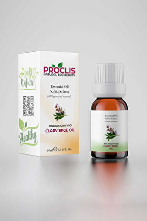 PROCLİS 2 Adet Doğal Misk Adaçayı Yağı 10ml