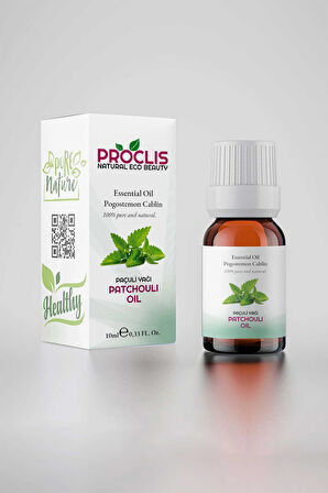 PROCLİS 3 Adet Paçuli Uçucu Yağı %100 Saf 10 ml ( Patchouli Oil )