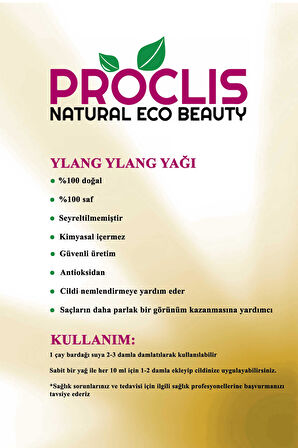 PROCLİS 3 Adet  Ylang Ylang Yağı 10 ml
