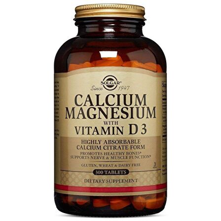 Solgar Calcium Magnesium Vitamin D3 150 Tablet