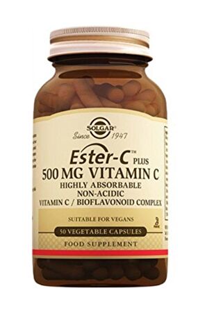 Solgar Ester-C 500 mg 50 Kapsül