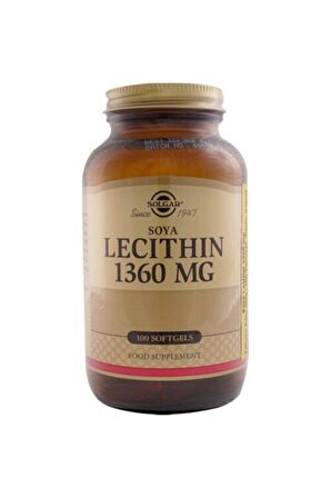 Lecithin 1360 Mg 100 Kapsül