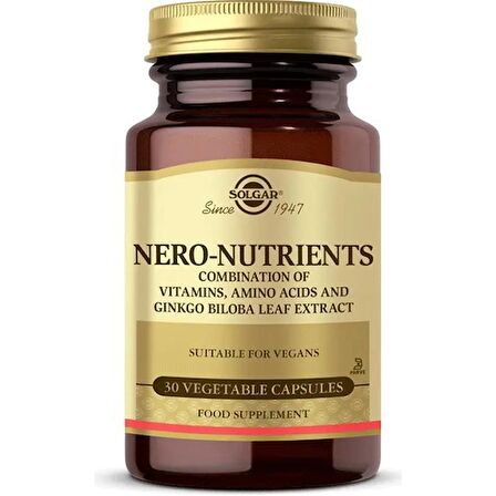 Solgar Nero-Nutrients 30 Kapsül