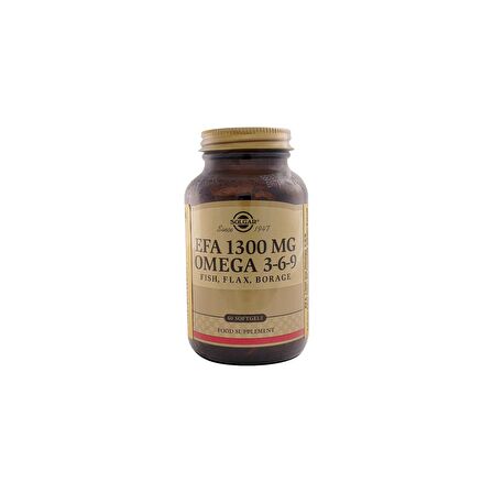 Solgar Omega 3-6-9 Efa 1300 Mg 60 Kapsül