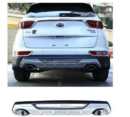 Kia Sportage Arka Tampon Koruması  2016-2018 Arası Uyumlu