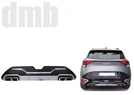 Kia Sportage Arka Tampon Koruması  2021 Sonrası Uyumlu