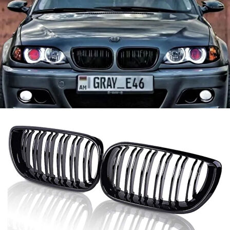 Bmw 3 serisi E46 4d ön panjur böbrek 2002-2004 Arası Uyumlu