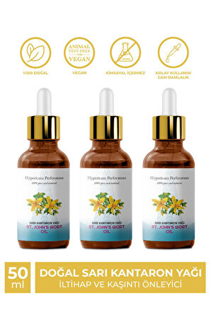 PROCLİS %100 Doğal Sarı Kantaron Yağı 50ml 3 ADET