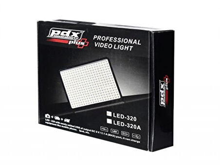 PDX Led 320 Profesyonel Video Kamera Işığı