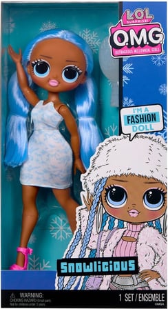 L.O.L. Surprise! O.M.G. Snowlicious Fashion Doll Mavi Saçlı Moda Bebeği