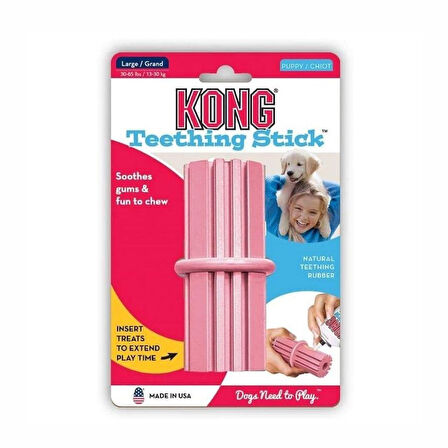 Kong Teething Stick Diş Temizliği Sağlayan Çok Amaçlı Yavru Köpek Oyuncağı L